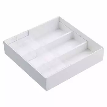 Yamazaki Jitsugyo Telescopic Sliding Desk Tray White W25 x x Tower Drawer Storage Case Telescoping 3441 & Approx. D24.6~45 H5.7cm белый