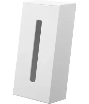 Yamazaki Jitsugyo Tissue Stand White W13 x x used Tower Horizontal Vertical Easy Replacement Tissue Case Tissue Cover 1664 (Yamazaki) Two-Way D10.8 белый