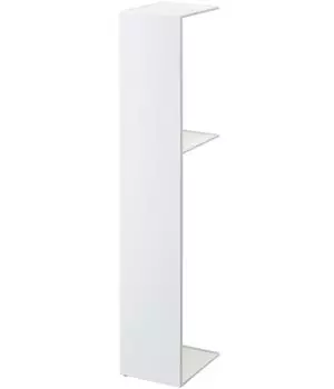 Yamazaki Jitsugyo Тонкая полка для туалета Белая башня Полка для хранения туалетной бумаги 3509 Приблизительно. Ш13XГ17XВ70.5см белый