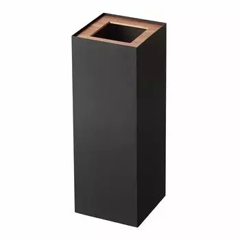 Yamazaki Jitsugyo Trash Can Square Long Brown W22XD22XH60cm RIN Trash Can Dust Box Slim 4530 Approx.