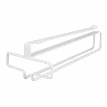 Yamazaki Jitsugyo Under Cabinet Wine Glass Hanger White W11 x D26 x H7cm Tower No Drilling or Screws Required Kitchen Hanging Shelf 2462 Approx. белый