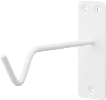 Yamazaki Jitsugyo [В комплект входят пинцет для гипсокартона и шурупы по дереву] Настенный зеленый крючок, совместимый со стенами из гипсокартона, белый Ш4 x Г18,5 x