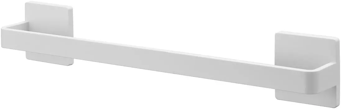 Yamazaki Jitsugyo [В комплект входят пинцет для гипсокартона и шурупы для дерева] Совместимо со стенами из гипсокартона, вешалка для полотенец Ш36, белая, примерно Ш36 x