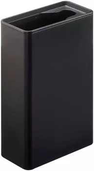 Yamazaki Jitsugyo (Yamazaki) HW-TW I BK Toilet Brush Stand, approx. W5.5XD11XH17cm, Black (Black 19-3911tcx)