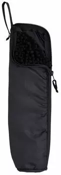 Yamazaki Sangyo Folding Umbrella Case SUSU Antibacterial L Automatic Compatible with Large Sizes Plain Black 191369 Open/Close (Maximum 34cm)