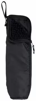 Yamazaki Sangyo Folding Umbrella Case SUSU Antibacterial M Compatible with middle size Plain black 191321 (maximum 28cm)