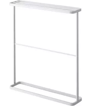 Yamazaki Вешалка для полотенец Jitsugyo, белая, Ш65 x Г15 x В75 см, модель 7465, прибл. белый