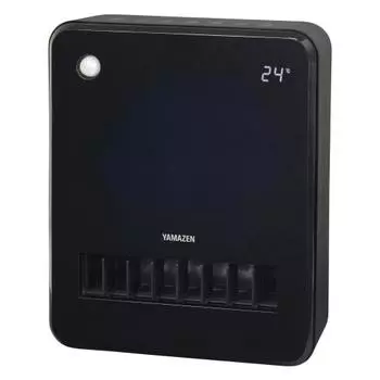 Yamazen Ceramic Fan Heater, Ceramic Heater, Large Air Volume, Comes with Motion Sensor, Temperature Sensor, Energy Saving, 1200W, Left and Right Auto