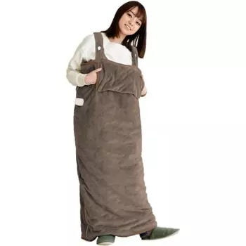 Yamazen Electric Blanket, Wearable Blanket, Wearable Kotatsu, Men s, Women s, Fully Washable, Walnut Blanket, Dust Mite Removal Function, Room Tempera