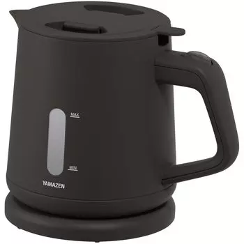 [Yamazen] Electric Kettle, Electric Pot, 1.0L, 1200W, For Living Alone, Living with Two People, Preventing Hot Water from Spilling, Preventing Empty
