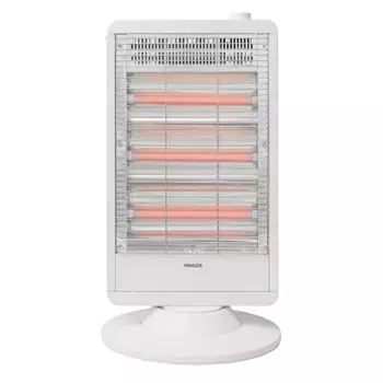 Yamazen Far Infrared Electric Stove Heater, Automatic Left/Right Swing, 3-Stage Operation Switching (900/600/300W), Large Model, Comes with Tipping Of