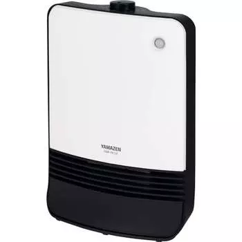 Yamazen Heater, Ceramic Heater, Ceramic Fan Heater, Equipped with Human Sensor, High Power, 1200W, Up to 8 Tatami, Energy Saving, 2 Level Heating Outp