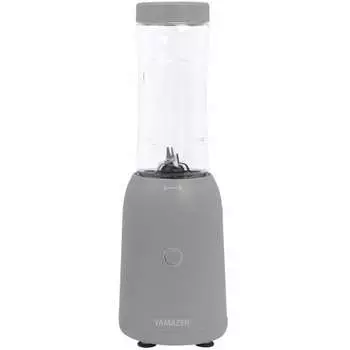 Yamazen Tumbler Mixer Juicer 280ml Small Smoothie (with lid/case) Gray YMF-280(GY)