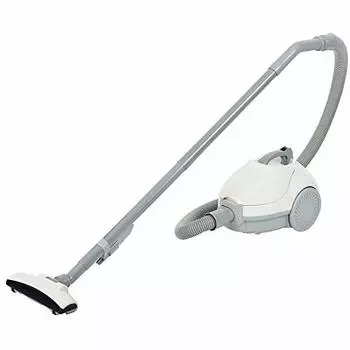 Yamazen Vacuum Cleaner, Paper Pack Type Cleaner, Canister Vacuum Cleaner, Cord Type, Lightweight, Gap Nozzle, Easy Care, White ZKC-300(W)