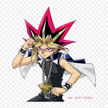 Ями Юги Дуэльные ссылки Юги Муто Ю-ги-о! Утюговые нашивки Duel Links для одежды, наклейки с аппликациями на одежду, термочувствительные индивидуальные патчи