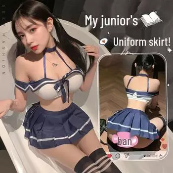 Ян Сексуальный Комплект Кружевного Белья Морячки с Открытой Спиной для Женщин One Size