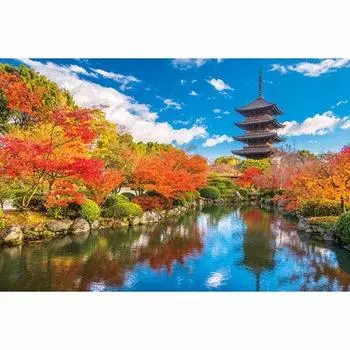Пазл Yanoman 1000 Pieces Осенние листья Тур Тодзи (Храм Киото) (50x75cm)
