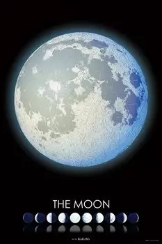 Пазл Yanoman из 1000 деталей KAGAYA THE MOON of the x -World Moon- (50 75см)