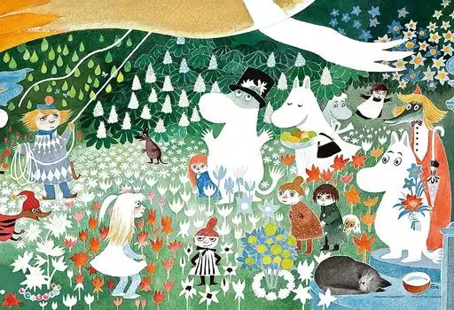 Yanoman 1000 Piece Jigsaw Puzzle Moomin the Dangerous Journey Compact Piece (26x38cm)