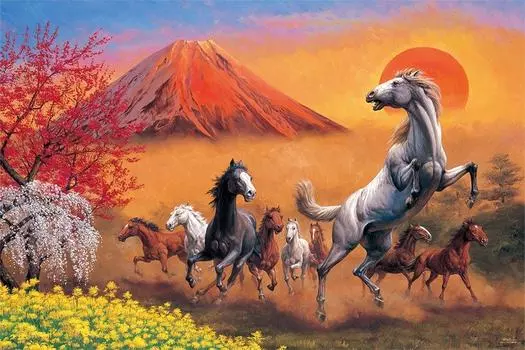 Yanoman 1000 Piece Jigsaw Puzzle Shoma Fujitake (50x75cm) 10-1320