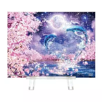 Yanoman 150 элементов пазла Petit Paris Clear Jigsaw Puzzle LASSEN Sakura Eternity Клей не требуется Рамка не требуется Мини-мольберт в комплекте Открытка с запросом элемента