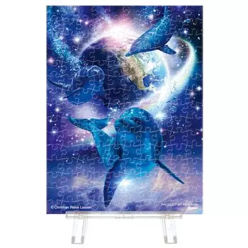 Yanoman 150 элементов пазла Petit Paris Clear Jigsaw Puzzle LASSEN The Gift of the Universe Клей не требуется Рамка не требуется В комплект входит мини-мольберт Запрос на часть