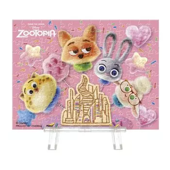 Yanoman 150 Piece Jigsaw Puzzle Disney Candy Paris Zootopia/Cotton [Petit Clear] (7.6x10.2cm)