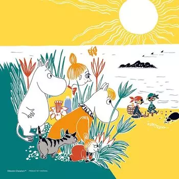 Yanoman 306 piece jigsaw puzzle MOOMIN Pirates have arrived! (2525cm)