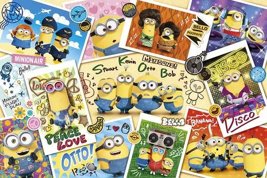 Пазл Yanoman 500 элементов Minion World, большой элемент (50x75cm)