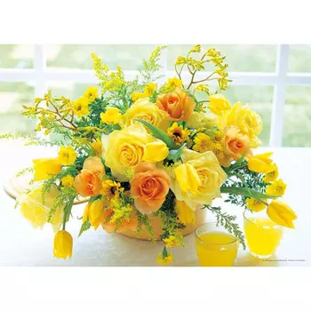 Yanoman 500 Piece Jigsaw Puzzle Yellow Harmony (38x53cm) 05-1006