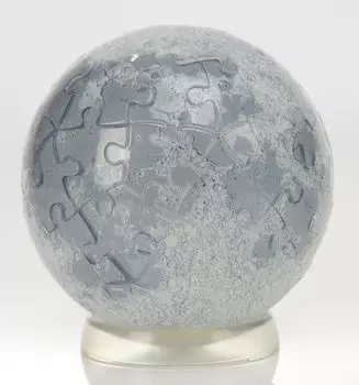 Yanoman 60 Piece 3D Sphere Puzzle Clear MOON