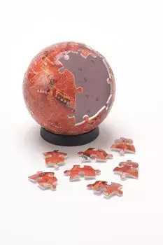 Yanoman 60 Piece 3D Sphere Puzzle Mars Globe -THE MARS- (Ver.3)
