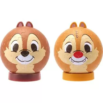 Yanoman 60 Piece Jigsaw Puzzle Disney Puzzle Chip Dale - & - (Diameter approx. 7.6cm)