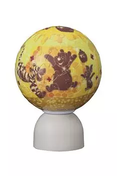 Yanoman 60 Piece Jigsaw Puzzle Winnie the Pooh Honey Quest Sphere Puzzle Puzzle [Glowing Lantern] (Diameter 7.6cm) 2003-500