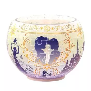 Yanoman 80 элементов пазла Disney Aurora Glass Anna Elsa - & - [Пазл абажур] (7x10x10см)