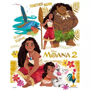 Yanoman [Сделано в Японии] 300 элементов пазла со светящимися пузырьками Disney Colorful Gold/Moana and the Legendary Sea 2 (16,5x21,5см) 42-113 шт. Запрос позиции