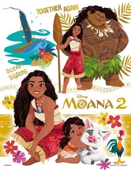 Яноман в 300 элементах пазла-пузырька со светящимися пузырьками Disney Colorful and the Legendary Sea 2 элемента Запрос открытки включен [Сделано в Японии] Золото/Моана