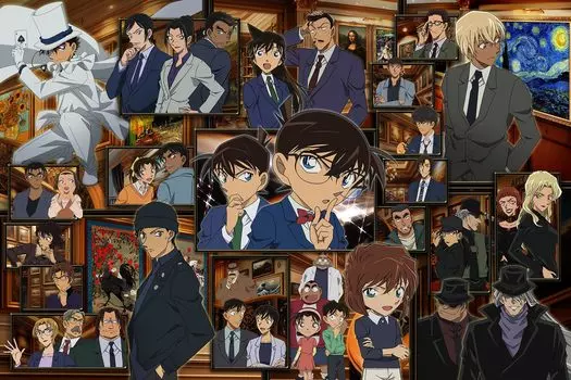 Yanoman в Jigsaw Detective Conan Mystery Museum Включает услугу запроса деталей, пазл и лист с задачами-пазлами (Яноман) [Сделано в Японии] 1000 деталей