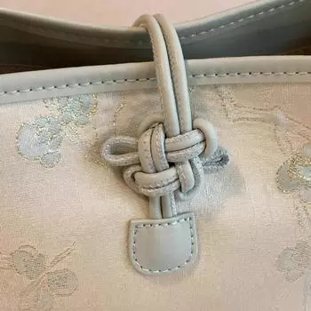 Yanyu Danqing tote bag women s 2024 new niche designer one-shoulder messenger bag синий