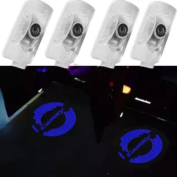 Yaoperfor Автомобильные детали освещения салона Аксессуары светодиодного логотипа Совместимость с Camry 70 серии и 40 серии Дверные приветственные огни [Набор 4] Проекция,
