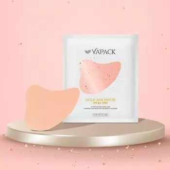 Yapack gold sun patch, 5 pieces, golf patch, freckle patch, outdoor activity UV protection, 1 piece