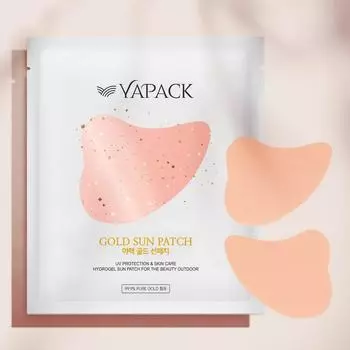 Yapack Gold Sun Patch Rounding Golf Patch Spot Patch Outdoor Activity UV Protection, 2,5 г, 1 шт.