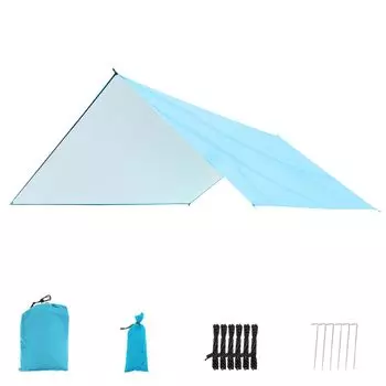 YAPJEB Tent Ground UV Sun Mountain Сумка для хранения В комплекте брезент, тент, простыня, многофункциональная, водонепроницаемая, простыня, защита, тень, легкая,
