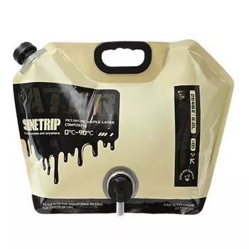 YAPJEB Вода Вода Вода Бесплатная Легко Удобно Поливать Водяная катастрофа Уличный бак, Бак, Складной, 8 л, Сумка, Кувшин, Стоящий, Наливать, Компактный,