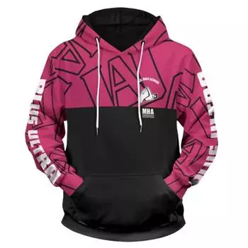 Япония Аниме Моя геройская академия Бакугоу Катсуки Толстовки Женщины Мужчины Длинный рукав Каваи Манга Оранжевая графика Y2K Толстовки Одежда S