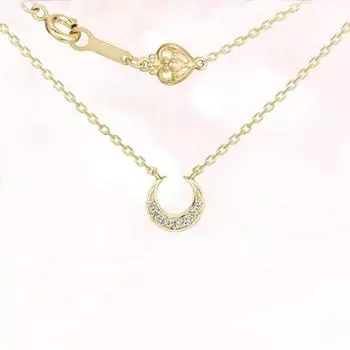 Япония Аниме Сейлор Стерлингового Серебра 925 пробы Луна Форма Ожерелье с Подвеской для Женщин Девочек Косплей Ювелирные Изделия Пара Любителей Подарок На День Рождения