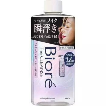 Япония Biore The Cleansing Oil Makeup Remover Refill 9,5 жидких унций (280 мл) (1,8 порции) Рекомендации по использованию японской косметики на основе масла, 1 шт.