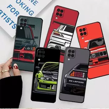 Япония JDM спортивные автомобили комикс чехол для Samsung Galaxy A52 A12 A51 A32 A21s A71 A32 5G A12 A22 A53 A31 A13 A72 A02s чехол для телефона Samsung A53 5G