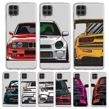 Япония JDM спортивный автомобиль для Samsung Galaxy A51 прозрачный чехол для телефона A71 A21S A12 A11 A31 A52 A41 A32 A23 A33 A53 A73 A03S A13 5G чехол Samsung A13 5G