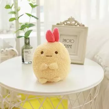 Япония Жареная креветка Плюшевая игрушка Мягкая Япония Аниме Кукла Милая Мультяшная креветка Длинное тело Темпура Подушка Подушка Рождественский подарок